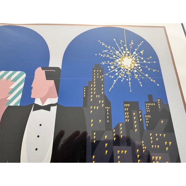 1980s Giancarlo Impiglia, Five Arches Ii, Lithograph Signed and Numbered For Sale - Image 4 of 9