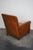 Vintage French Cognac-Colored Leather Club Chair, 1940s For Sale - Image 9 of 15