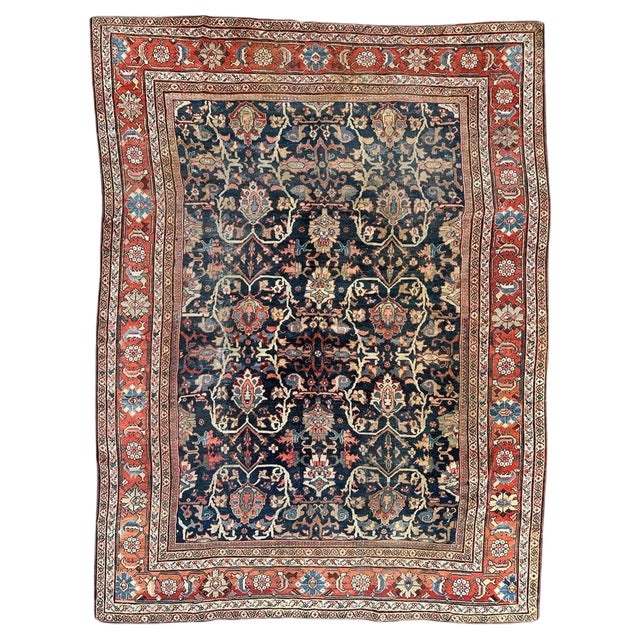 Large Mahal Rug, 1890s For Sale