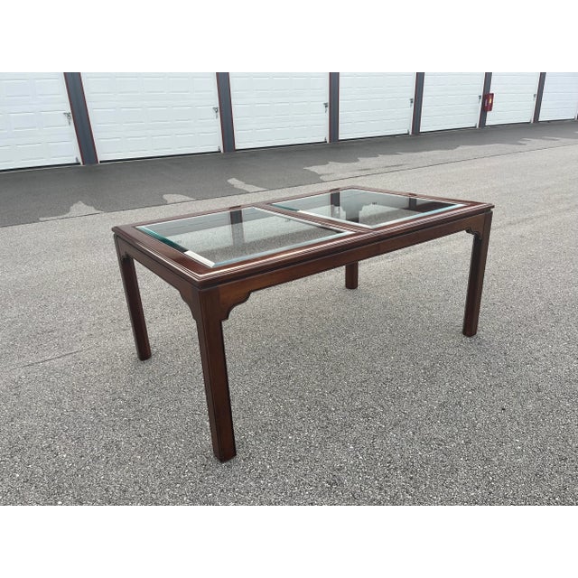 1990s Ethan Allen Canova Dining Set Table and 6 Chairs - Set of 7 For Sale - Image 6 of 12