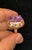 Bochic "Orient" Vintage Amethyst & Multi Sapphire Ring Set In 18K Solid Gold For Sale - Image 18 of 18