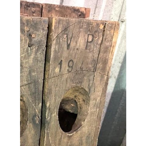 Riddling Rack Champagne & Wine Rack Stamped v.p 1949 For Sale - Image 11 of 12