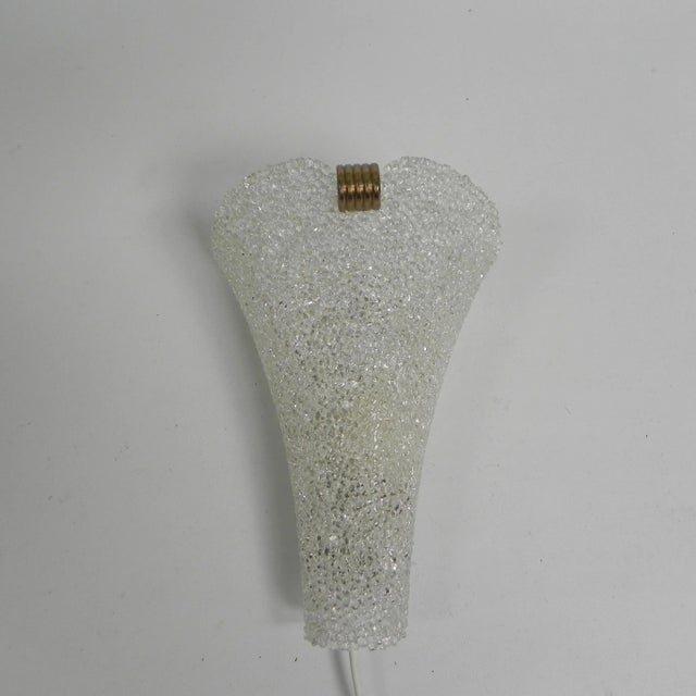 Metal Vintage Wall Lamp in Plastic Granulate, 1960s For Sale - Image 7 of 13