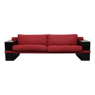 Vintage Italian Three-Seater Sofa, 1980s For Sale