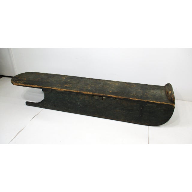 Antique Snow, Ice Toboggan Sled For Sale - Image 17 of 18