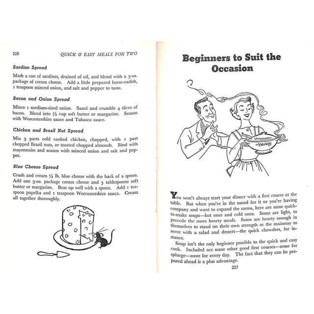 "Quick and Easy Meals for Two" 1952 Shouer, Louella G. For Sale - Image 9 of 11
