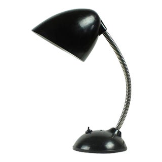 Brown Bakelite 11.105 Table Lamp by Eric Kirkman Cole, 1960s For Sale