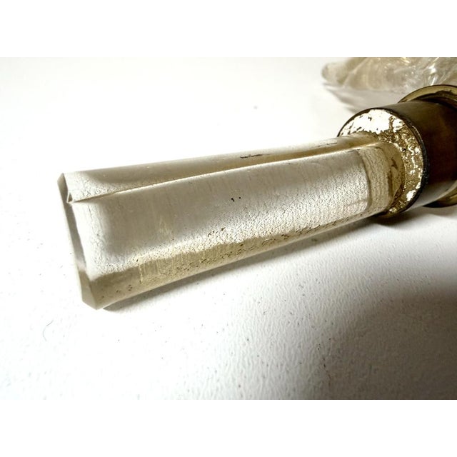 Large Vintage Murano Glass and Gold Leaf Wall Light from Barovier & Toso, Italy, 1940s For Sale - Image 13 of 16