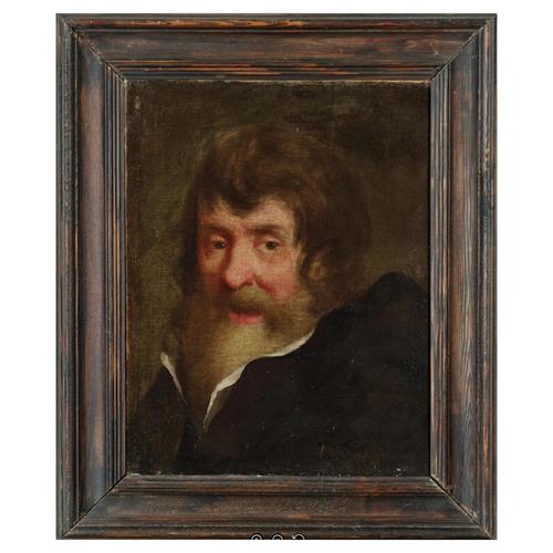 Flemish School Artist, Portrait of a Man, 1600s, Oil on Canvas, Framed For Sale - Image 6 of 6