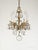 Antique 5 Light Sensational Shinning Swanky Brass Cut Lead Crystal Chandelier ~ Rewired ~ Restored ~ Rejuvenated ~ Ready to Hang ~ For Sale - Image 11 of 12