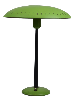 Green Table Lamp by Louis Kalff for Philips, Netherlands, 1960s