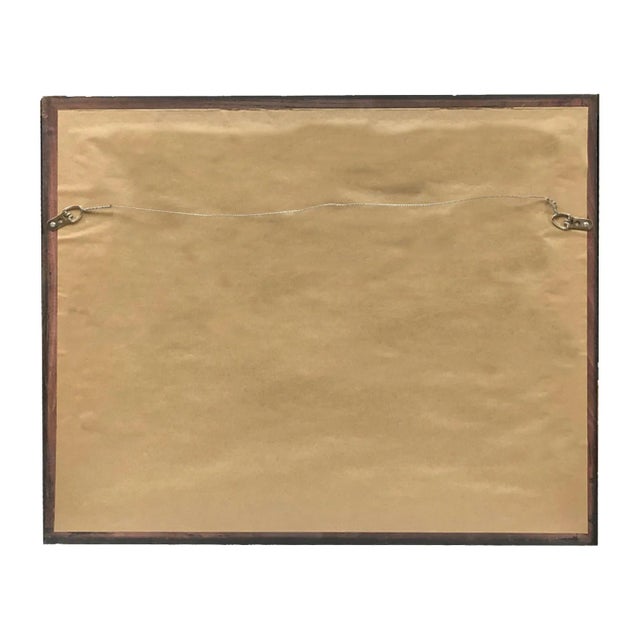 "Summer Flowers" Contemporary Still Life Reproduction Print on Canvas, Framed 25.5 x 21.5 For Sale - Image 4 of 5