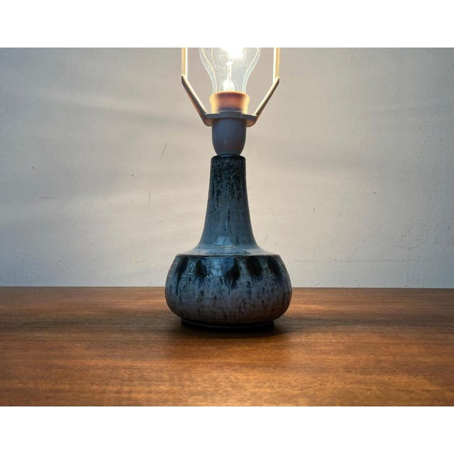 1960s Mid-Century Danish Studio Pottery Model 3067 Table Lamp from Søholm, 1960s For Sale - Image 5 of 16