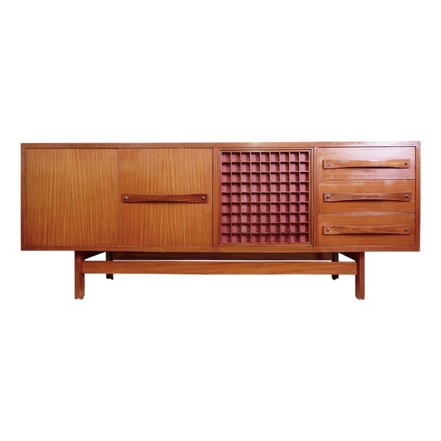 Wall Unit by Franco Campo and Carlo Graffi for Home Torino, 1950s For Sale