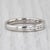 2010s 0.45ctw Diamond Wedding Band 950 Platinum Size 7 Stackable Anniversary Ring Igi For Sale - Image 5 of 6