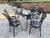 1950s Francois Carre Petite Fan Back Garden Chairs - Group of 6, Attributed For Sale - Image 11 of 12