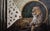 Where the Spots Come From by Andrada Trapnell | Oil on canvas Leopard resting with foliage background For Sale