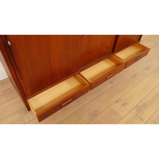 Vintage Danish Highboard in Teak For Sale - Image 10 of 18