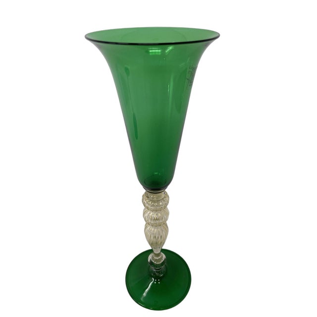 Special Occasion Flute From Murano For Sale - Image 4 of 5