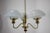 Mid-Century Brass Chandelier from Jablonec Glassworks, Czechoslovakia, 1970s For Sale - Image 4 of 14
