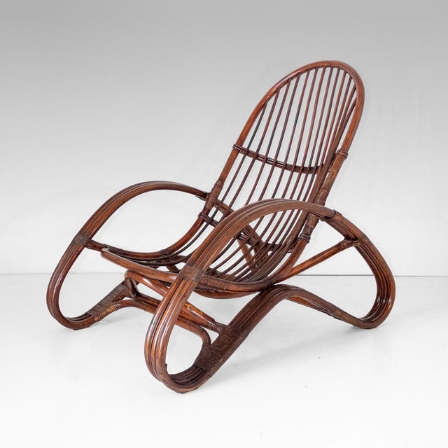 Mid-Century Modern Bamboo Armchair by Tito Agnoli, 1960s For Sale - Image 18 of 18