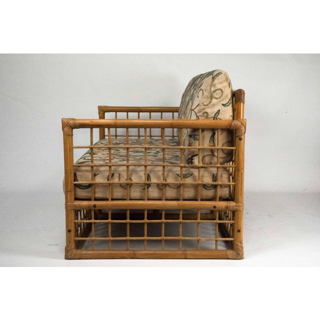 Mid-Century Modern Italian Tropical Chic Loveseat by Vivai Del Sud, 1960s For Sale - Image 10 of 12