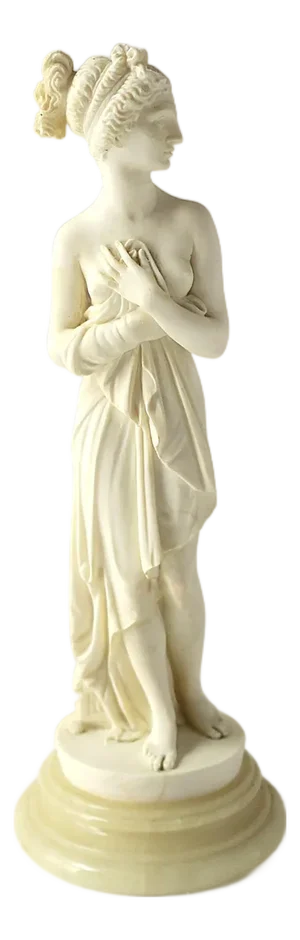 Italian Neoclassical Female Sculpture Statue