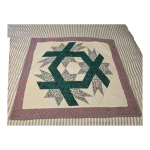Handmade Vintage Quilt Wall Hanging Christmas Design