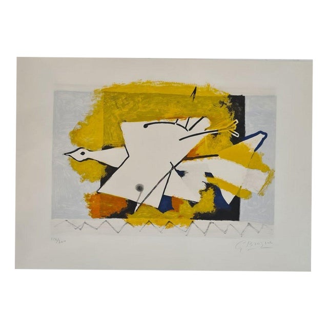 Georges Braque, Yellow Bird, 1959, Lithograph For Sale