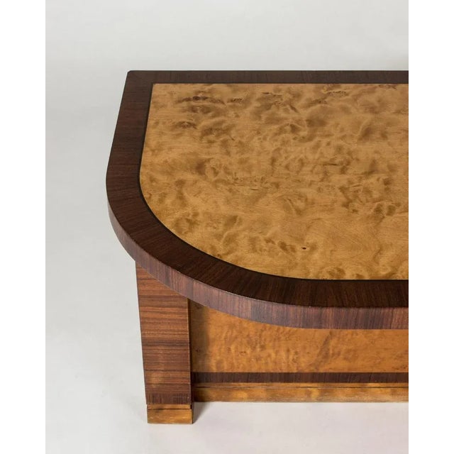 Brown Vintage Record Desk by Axel Einar Hjorth, 1930s For Sale - Image 8 of 12