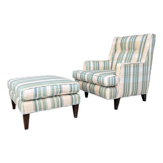 Edward Wormley for Dunbar Lounge Chair & Ottoman For Sale