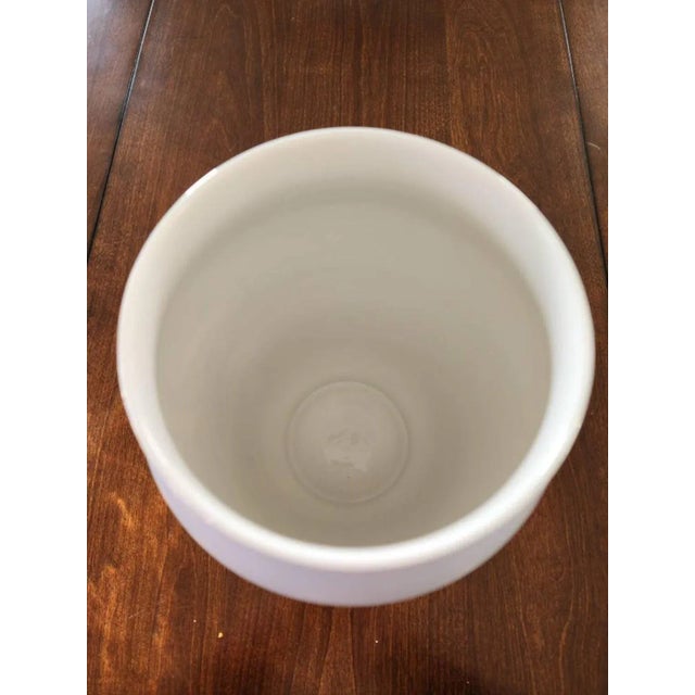 Sky Blue Modern Organic Copenhagen Denmark Coastal Large Porcelain Vase For Sale - Image 8 of 10