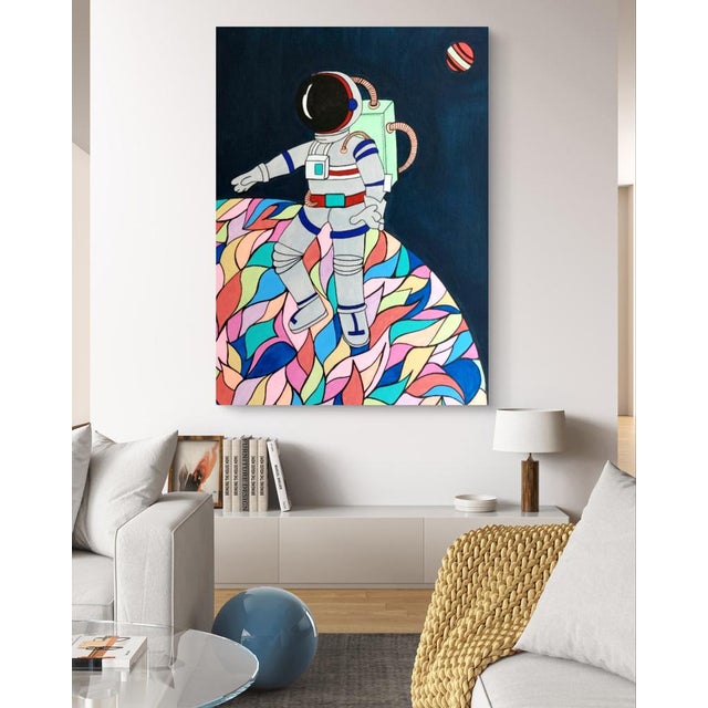 Priscilla Bilijam, Art Planet, 2024, Acrylic on Canvas For Sale - Image 3 of 6