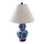 Ralph Lauren Blue and White Double Gourd Porcelain Lamp For Sale