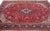 1960s 1960s Vintage Persian Tabriz Handmade Medallion Red Wool Rug For Sale - Image 5 of 7