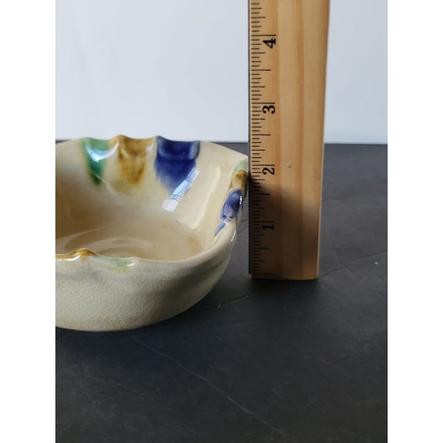 1960s MCM Studio Pottery Ceramic Ashtray Catchall For Sale - Image 10 of 10
