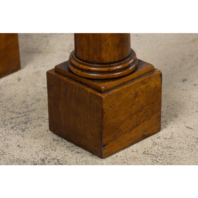 Early 19th Century French Empire Mahogany Console W/ Dark Gray Granite Top For Sale - Image 13 of 17