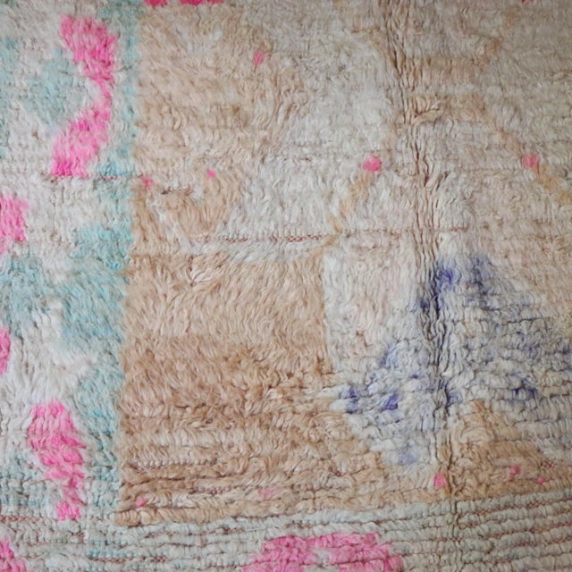 1980s 1980s Moroccan Handknotted Rug - 5'3" X 10'1" Ft For Sale - Image 5 of 9