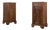 Art Nouveau German Ash Bedside Cabinets with Marble Tops, 1910, Set of 2 For Sale
