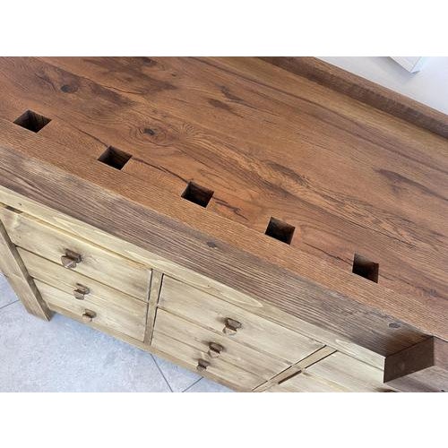 Antique Workbench with Drawers For Sale - Image 9 of 18