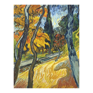 Van Gogh Trees in the Garden of the Asylum LTD Edition Giclee