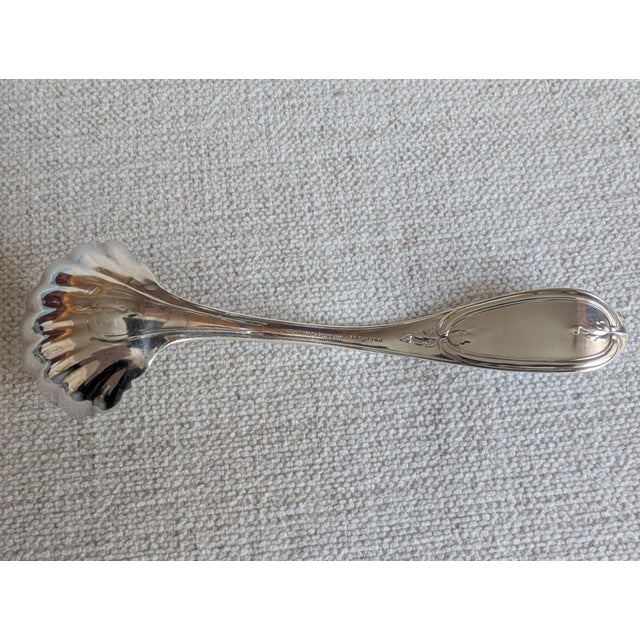 Metal Mid 19th Century Bigelow "Olive" Sterling Silver Sauce Cream Ladle For Sale - Image 7 of 12