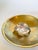 Chase Brass and Copper Company 1930s Large Brass Pedestal Bowl Micro Scallop Edge for Chase Brass and Copper Company, 12" For Sale - Image 4 of 14