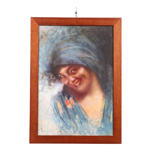 Antonio Pagnotta, Untitled, Tempera on Paper, Framed For Sale