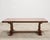 Country French Provincial Oak Double Trestle Dining Table 7 Ft For Sale - Image 18 of 18