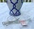 1990s 1990s Blue & White Ginger Jar Table Lamps W/Shades by Brooks Brothers For Sale - Image 5 of 5
