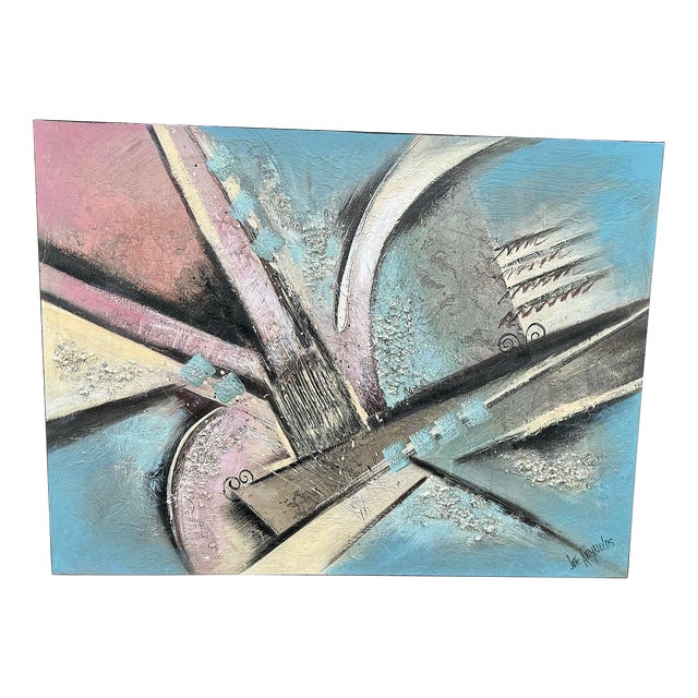 80’s Lee Reynolds Abstract Painting For Sale