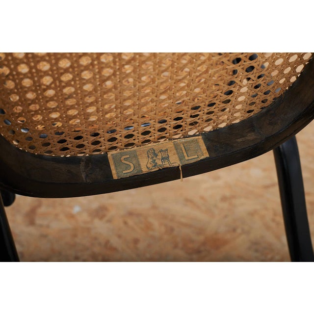 No. 10 Childrens Rocking Chair in Bentwood and Cane from Michael Thonet, 1860s For Sale - Image 9 of 13