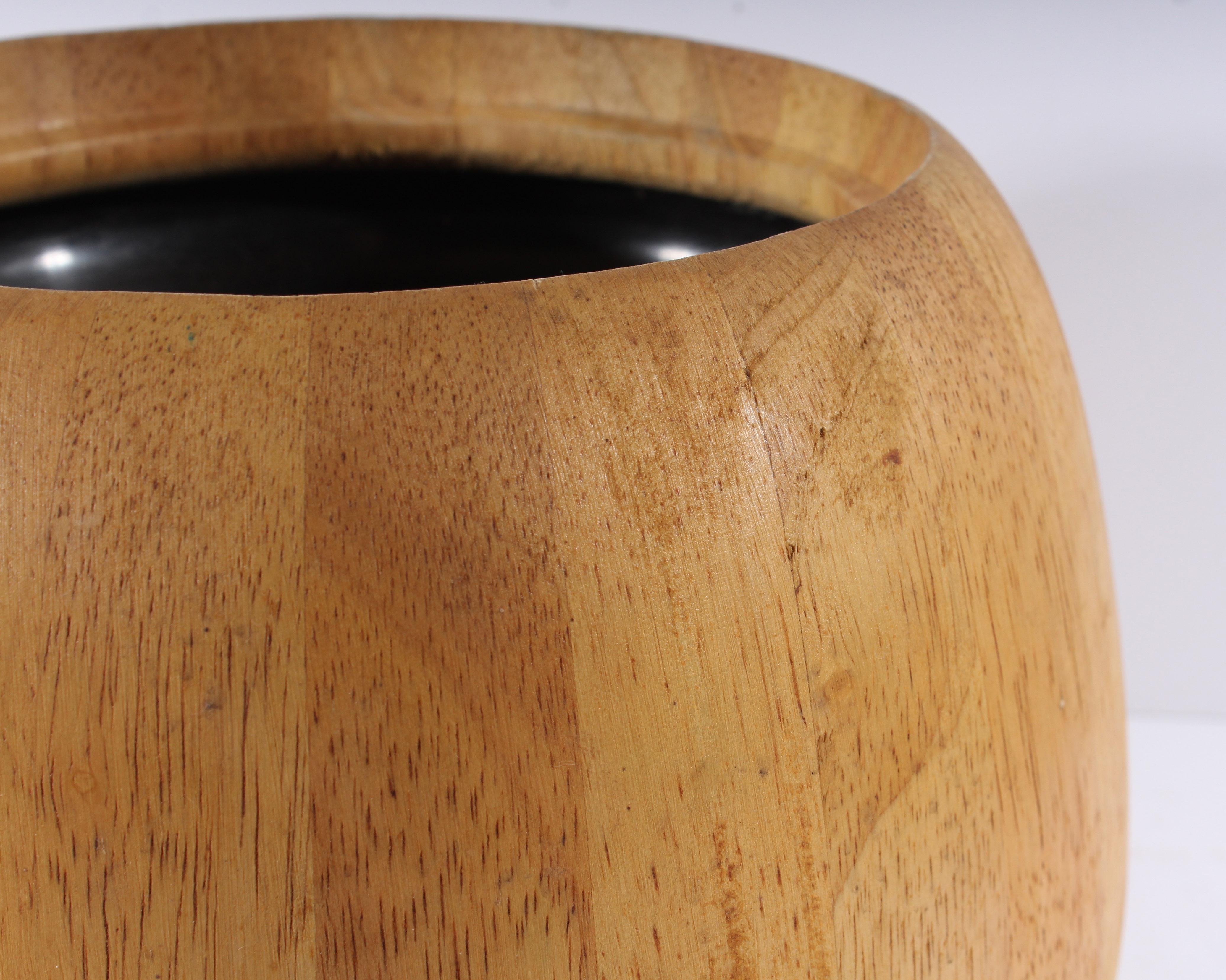 dansk wooden ice bucket