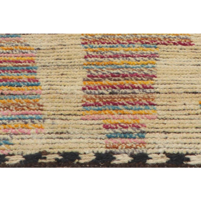 Moroccan Rug With Short Pile - 03'01 X 05'01 For Sale - Image 4 of 10